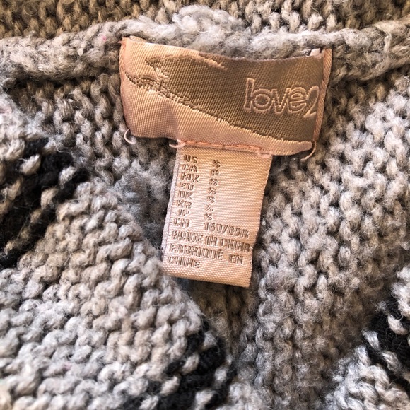 Striped Wrap-front Sweater - Picture 4 of 7